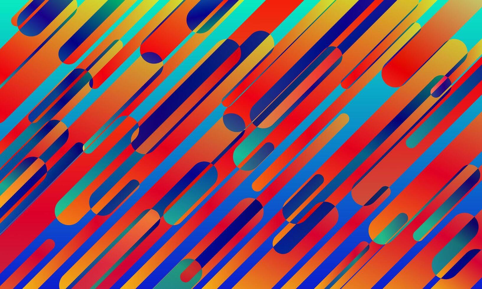 bold colorful geometric shapes forming a dynamic abstract pattern with energetic modern style vector