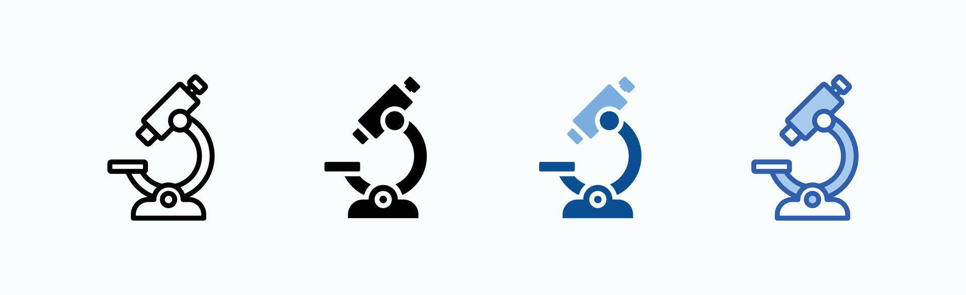 Microscope icon sheet 73779953 Vector Art at Vecteezy