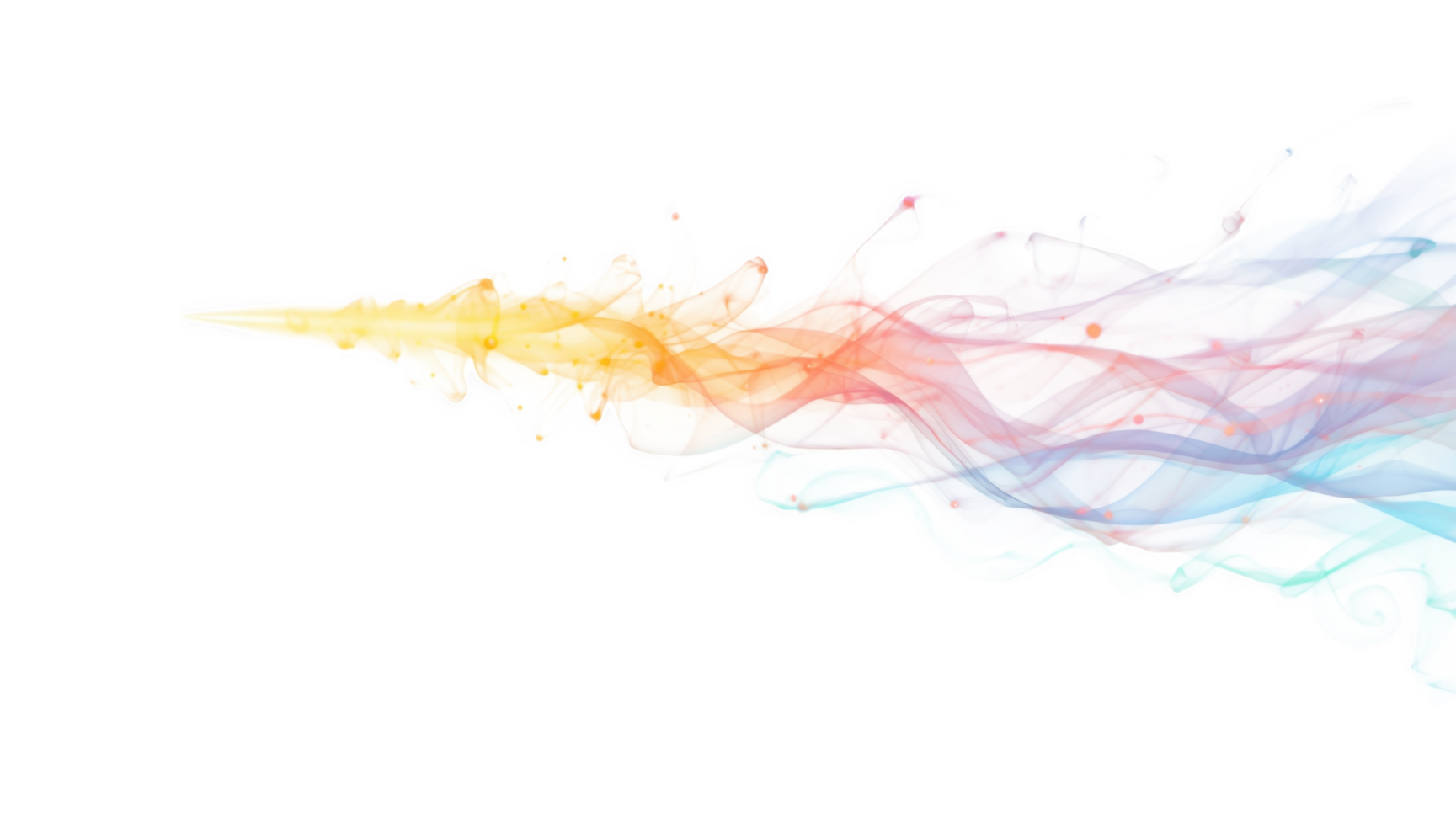 colorato Fumo pista su un' trasparente sfondo, la creazione di un' vivace e dinamico astratto design elemento png