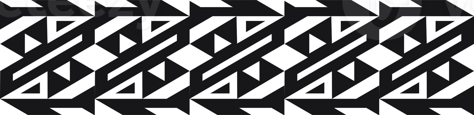 abstrait frontière modèle conception, sans couture décoratif géométrique cadre, ethnique motif conception. universel conception élément. png