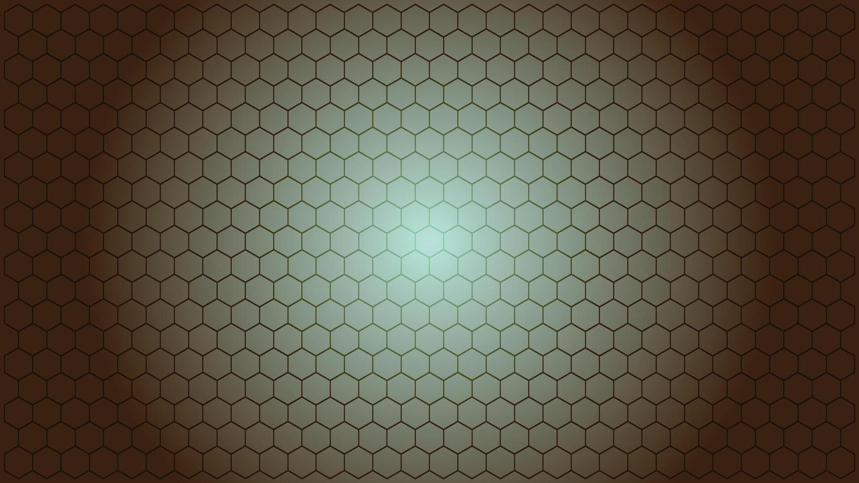 Honeycomb pattern background with light in the center modern design texture vector