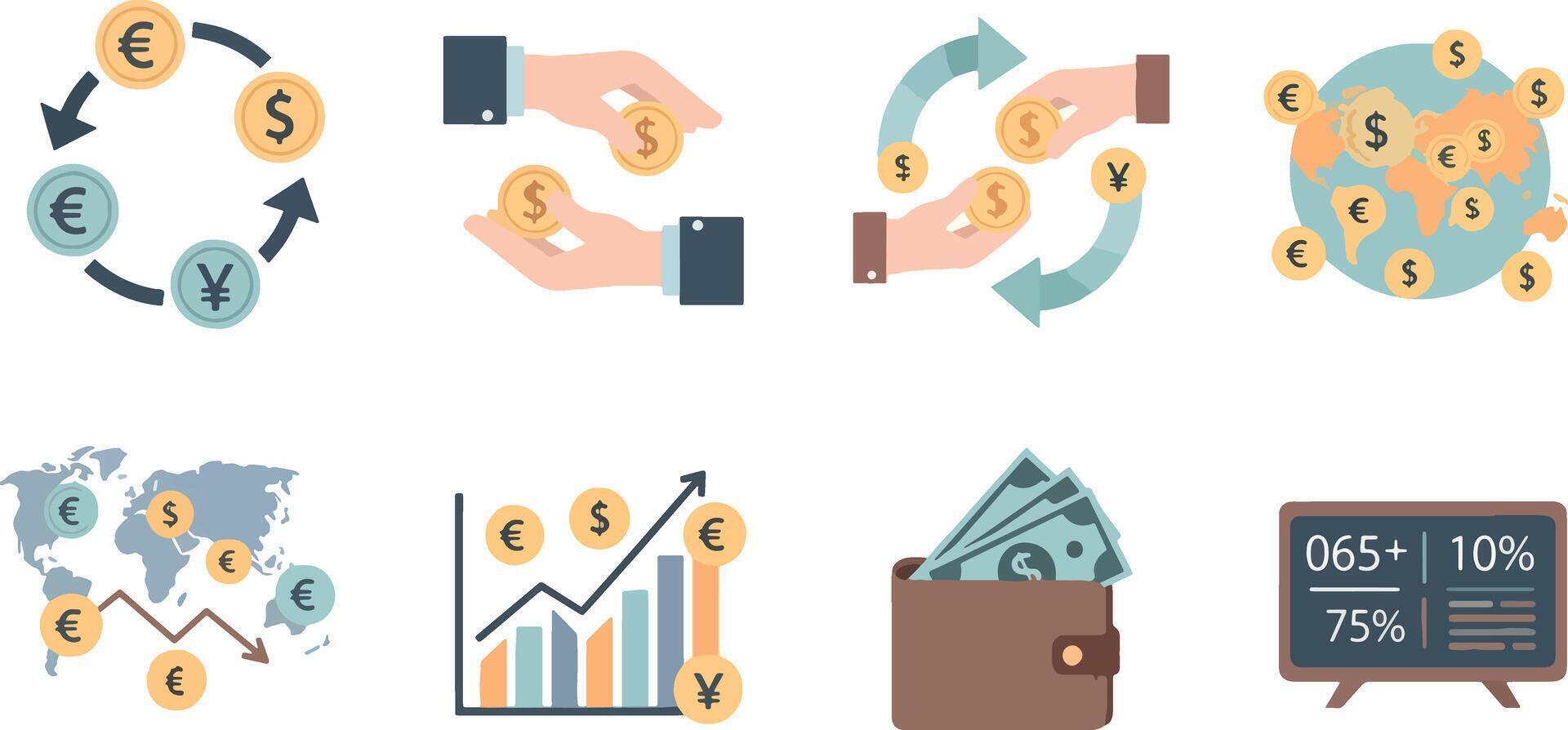 Set of Modern Bus Stops with Benches and Greenery in Urban Environment vector
