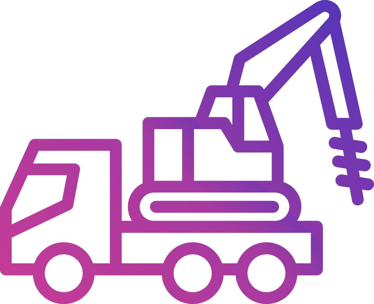 Towing App-Based UI Graphic vector