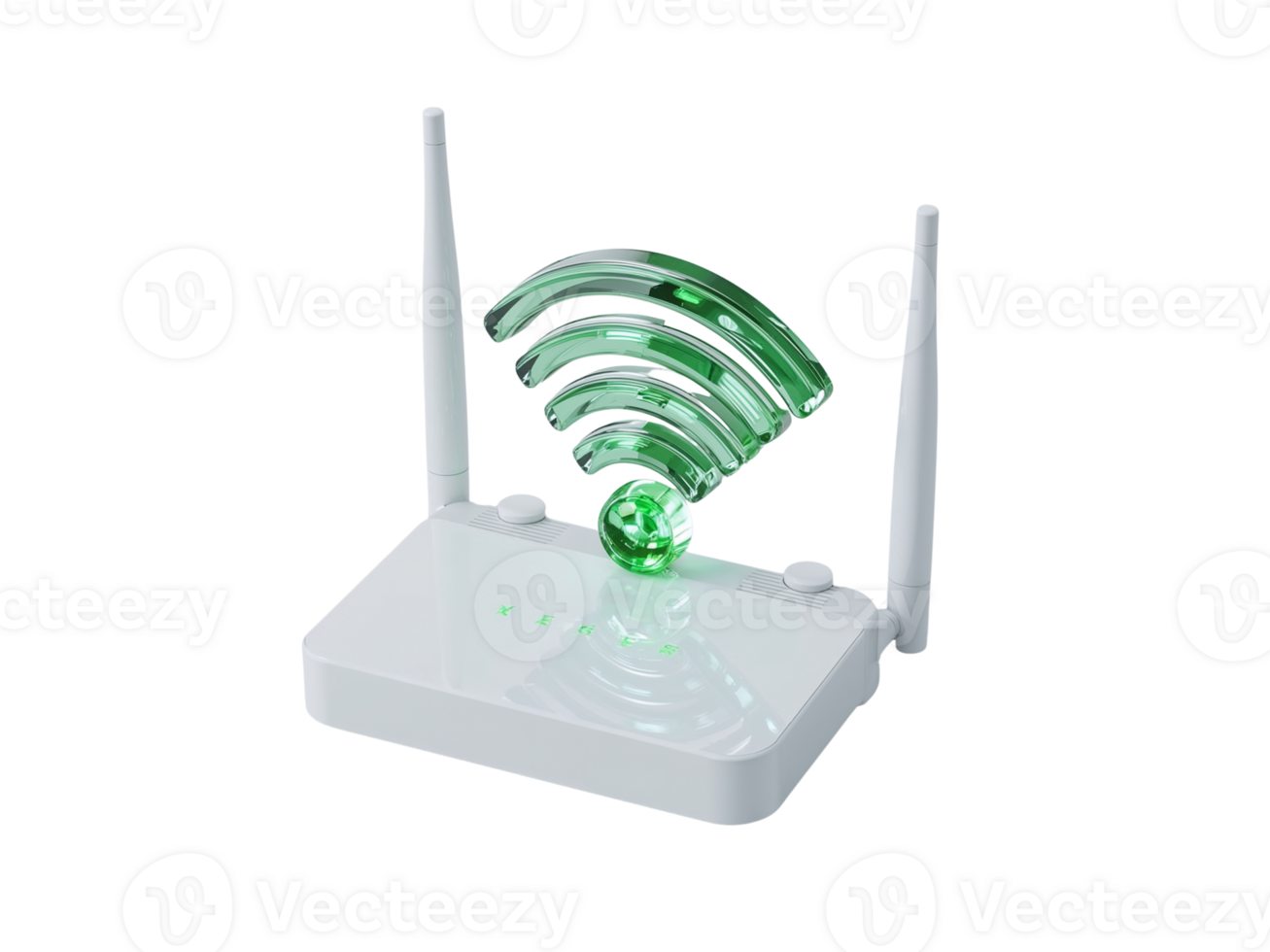 conceptual imagem ilustrando moderno sem fio tecnologia com uma alta velocidade Internet conexão png