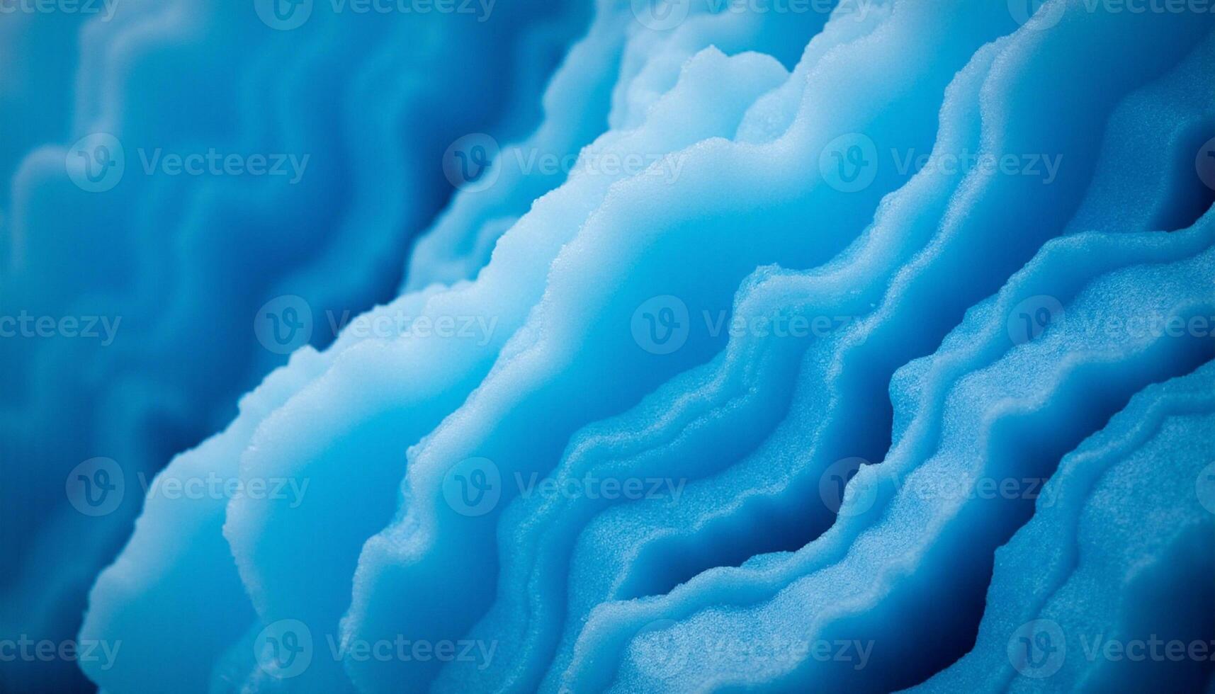 An interesting texture shot with deep shadows within the ice and light reflecting off the frozen irregular surface photo