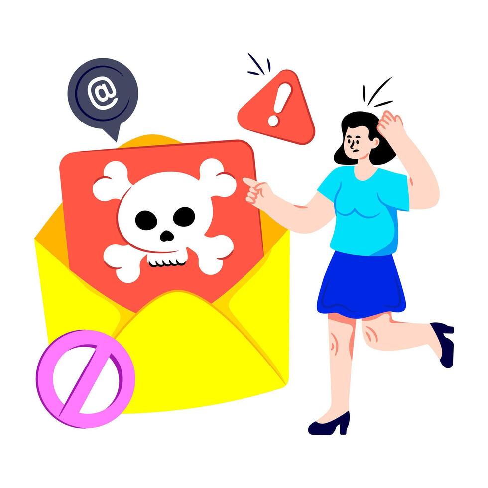 design of email hacking vector