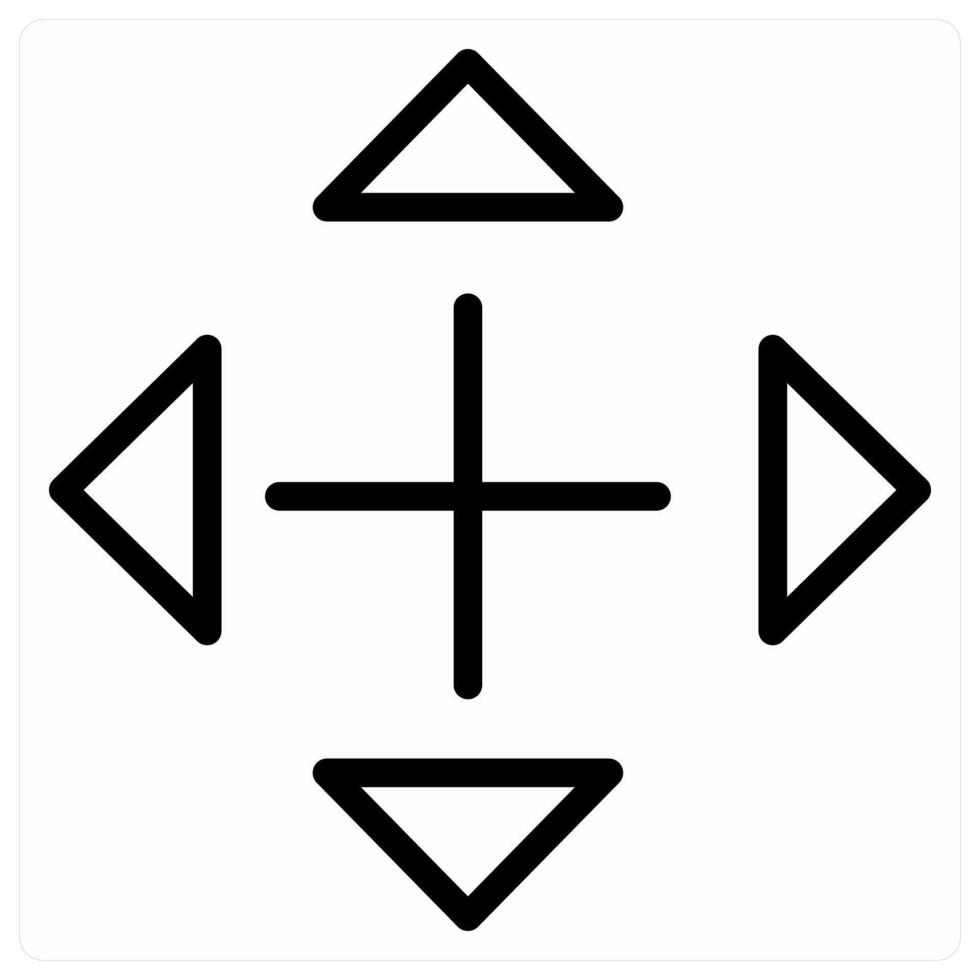 Navigation icon concept in black color vector