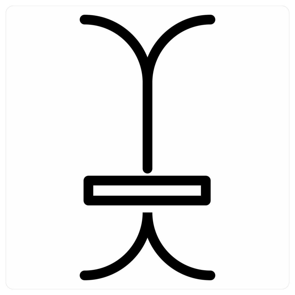 texto cursor icono concepto en negro color vector