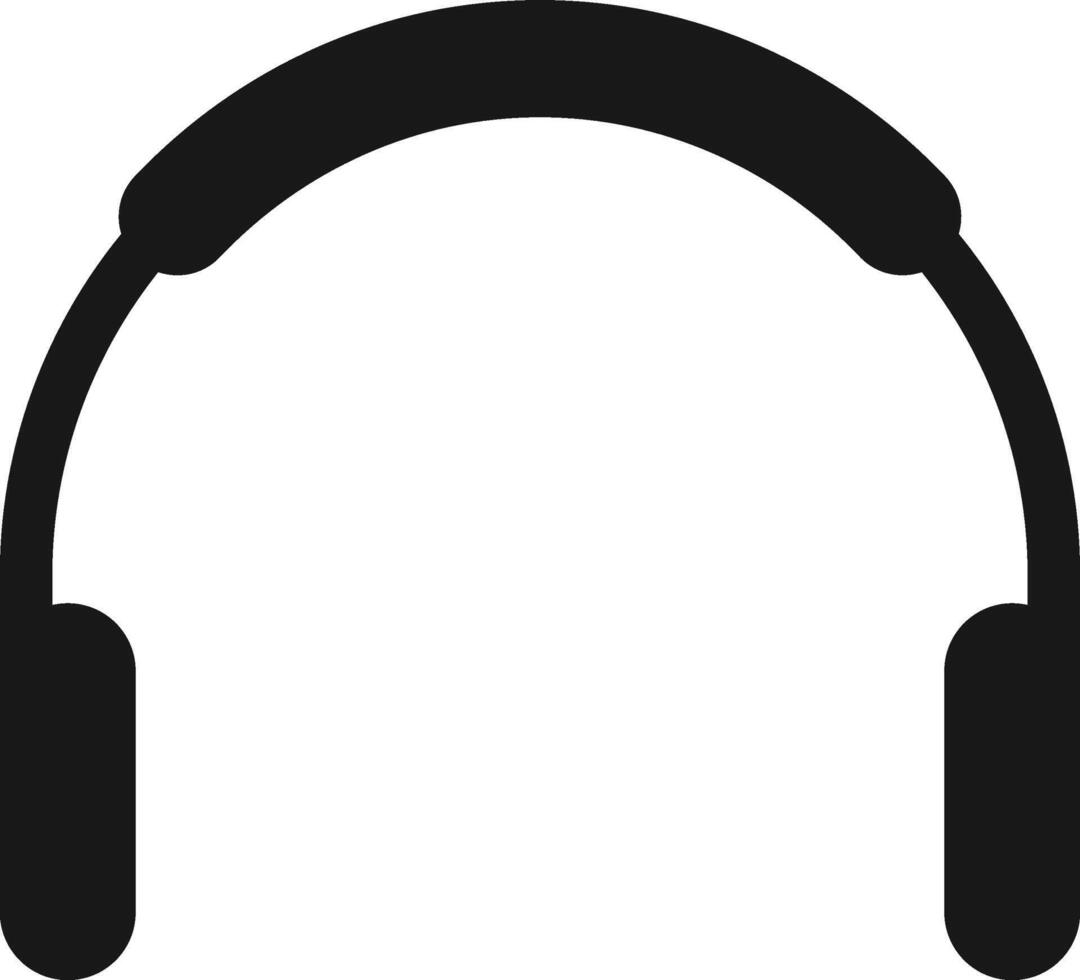 Headphone Icon Set. Headset and Digital Communication Icons Collection. Audio Listening and Music Symbol for Headset Controls and Volume Interface vector