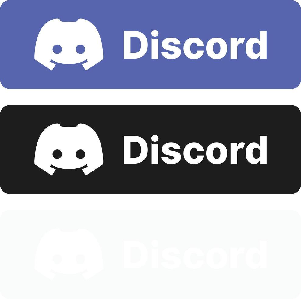 Discord Logo Icon Set. Voice Chat and Online Community Symbols. Gamers Community Network, Real-Time Messaging and Server Control Icons Set. vector