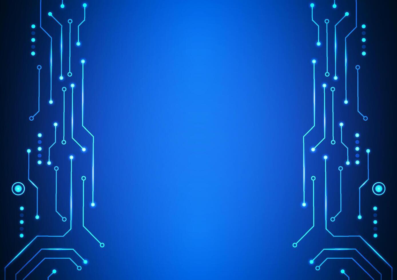 Digital technology circuit background. Futuristic circuit board data network concept. Design for electronic system computer virtual and backdrop. vector