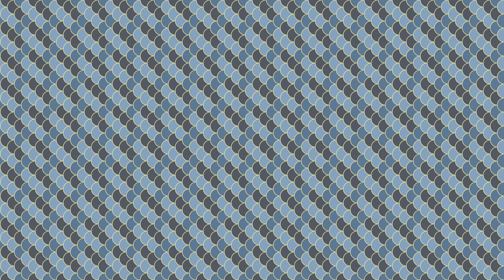 Elegant abstract geometric pattern with overlapping scales in muted blue and gray tones. Perfect for textile design, website backgrounds, or print projects. vector