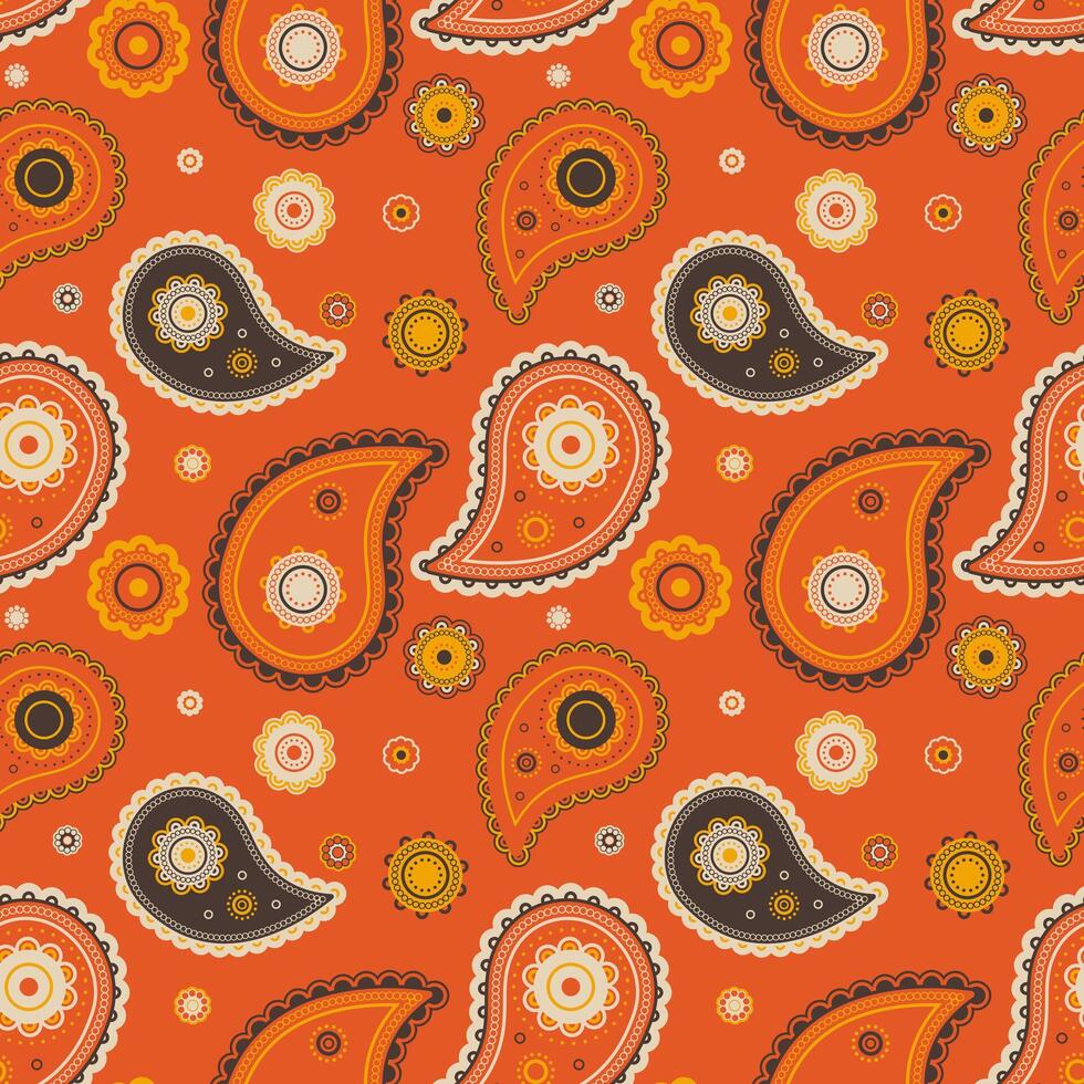 Old curtain with retro indian. India design on minimal surreal. Graphic botany in sample outline. vector