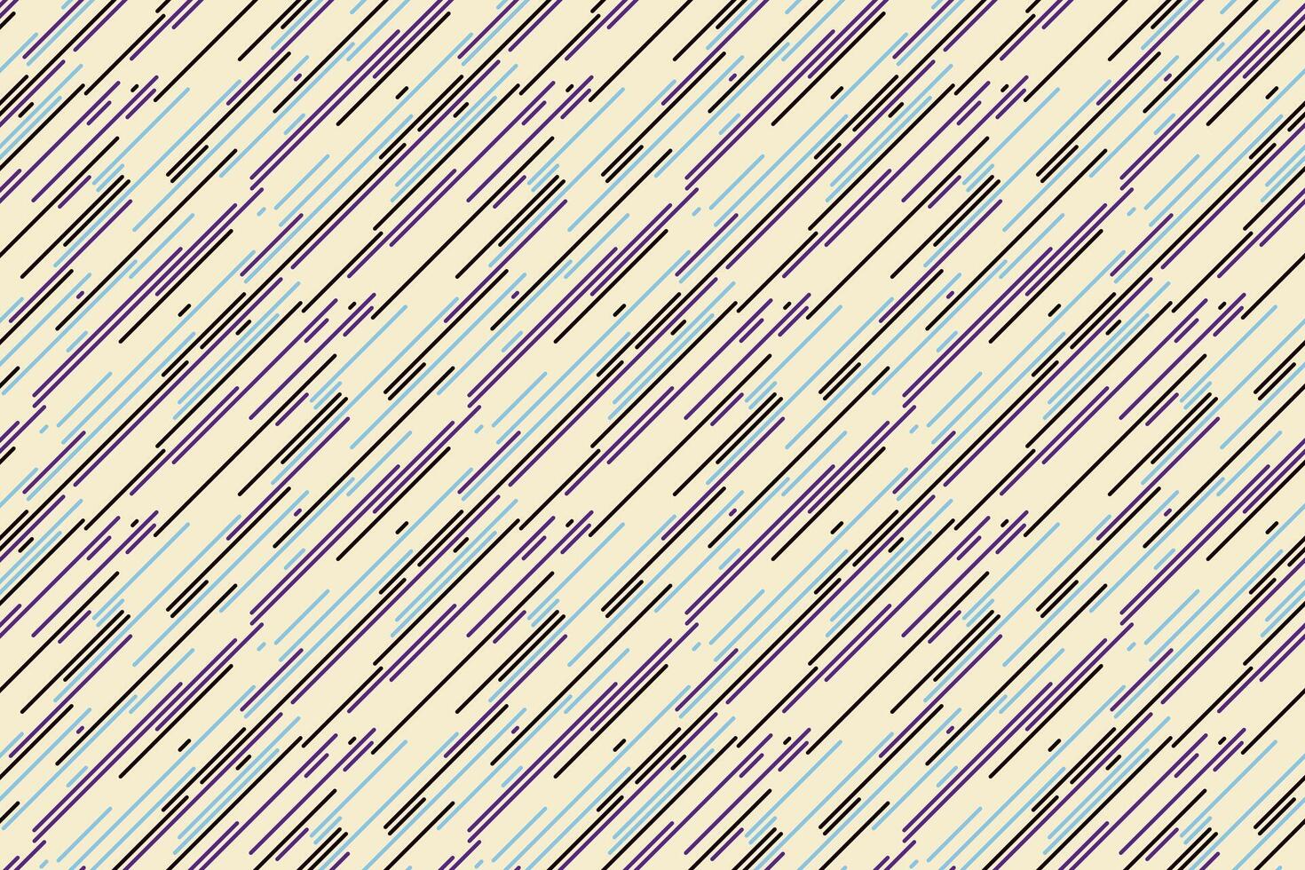 Dynamic diagonal lines in muted purple, blue, and black against a cream background create a vibrant, abstract pattern. vector