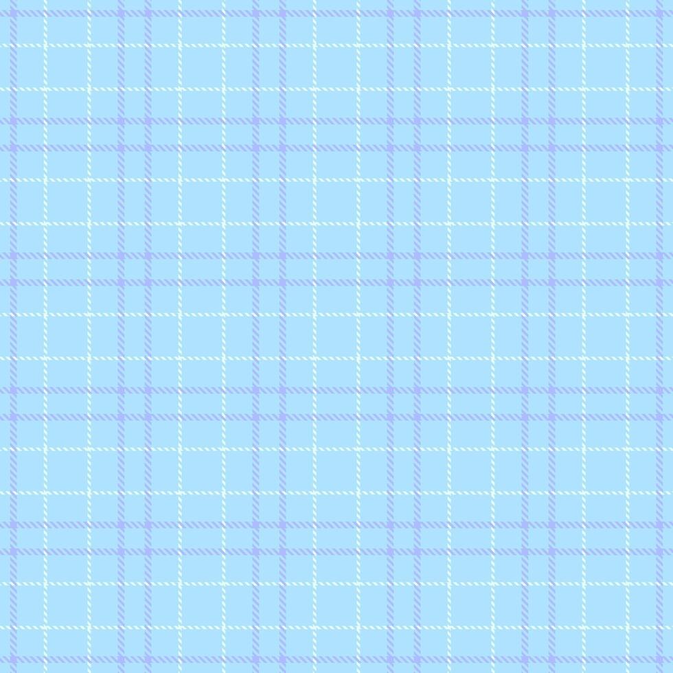 Pastel plaid pattern in light blue, lavender, and white. Soft and calming, ideal for backgrounds, textiles, or design elements. Versatile and timeless. vector