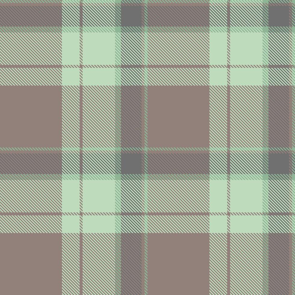 Classic tartan pattern in muted hues. Seamless plaid design with intersecting lines creates a timeless, versatile background. Textile, fashion, or decor projects. vector