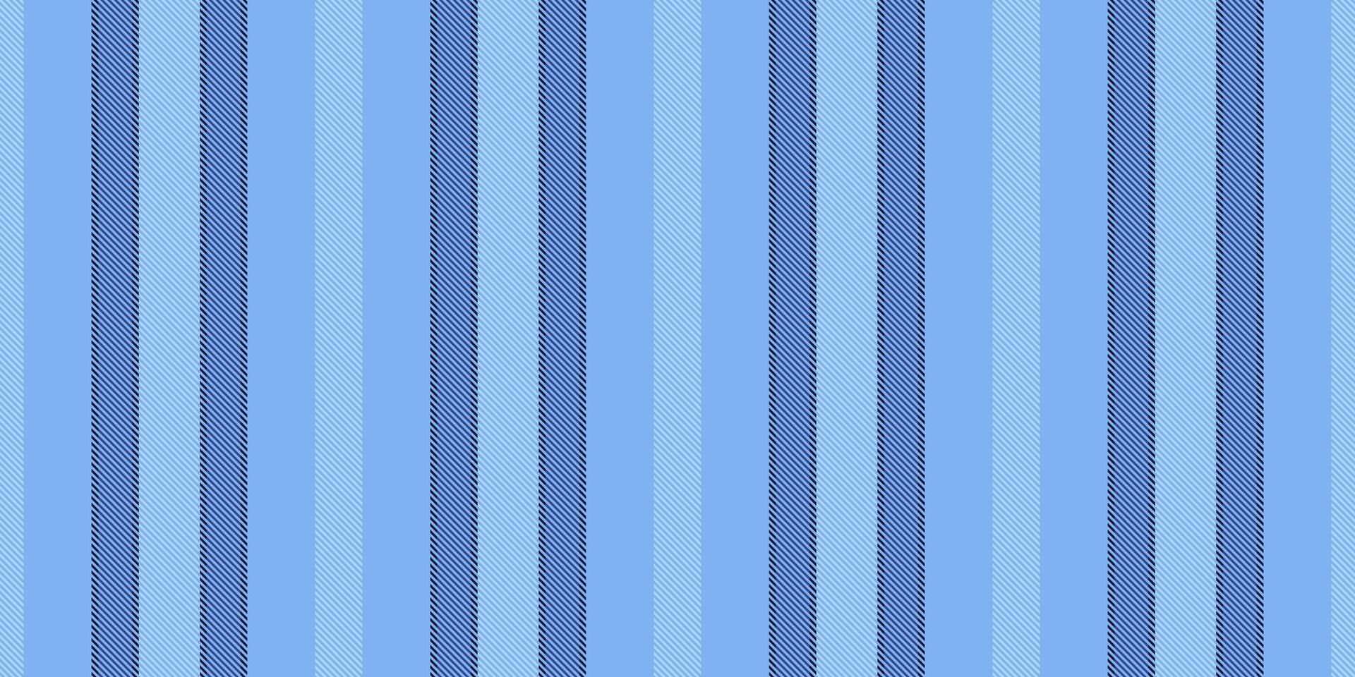 Classic blue striped pattern. Versatile background for design projects, fabric, wallpaper, or creative compositions. Simple, calm, and visually appealing texture. vector