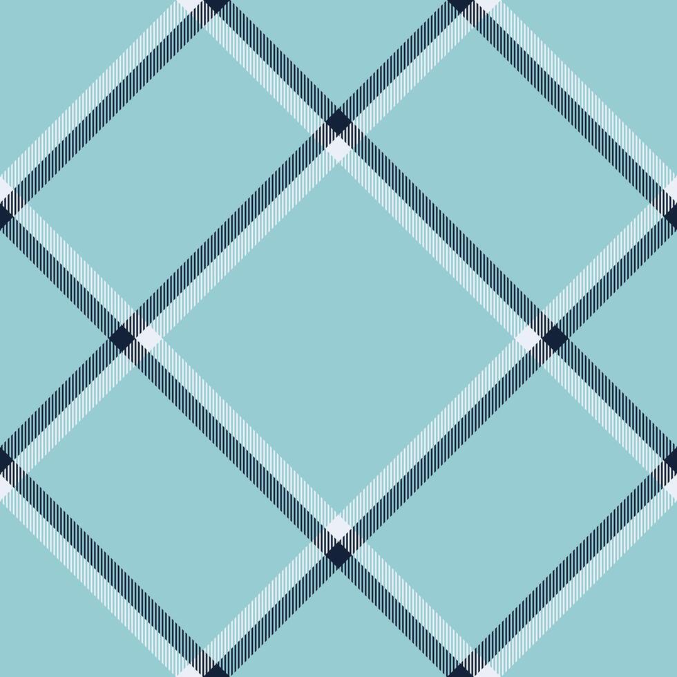 Classic light blue plaid pattern. Seamless tartan texture with intersecting lines and squares for textiles, backgrounds, or designs needing a sophisticated touch. vector