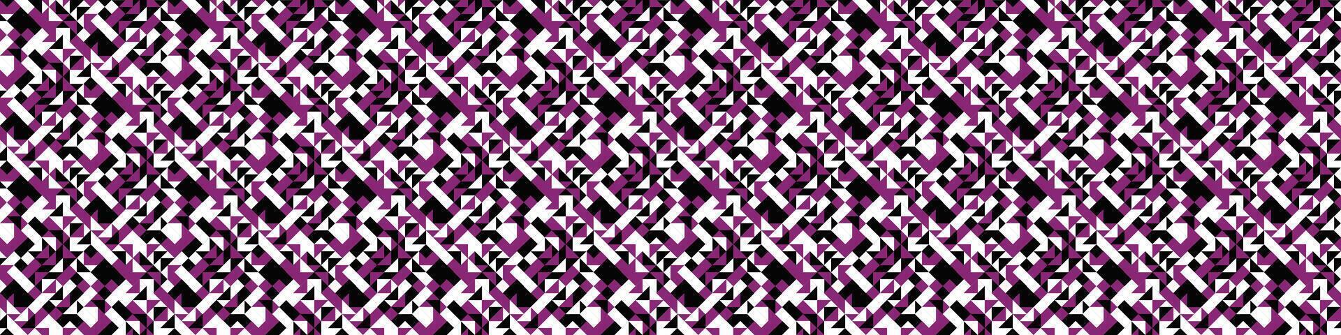 Abstract geometric pattern background - seamless wide graphic vector