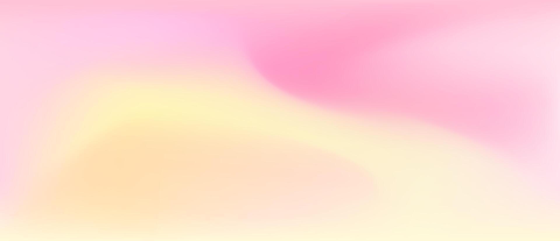 Soft pink abstract background with smooth cloudy gradient pattern. vector