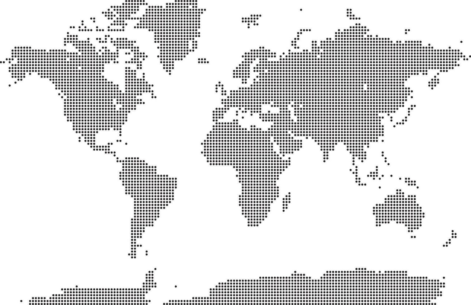 World map in polygon shape pattern. Earth of geography view. vector