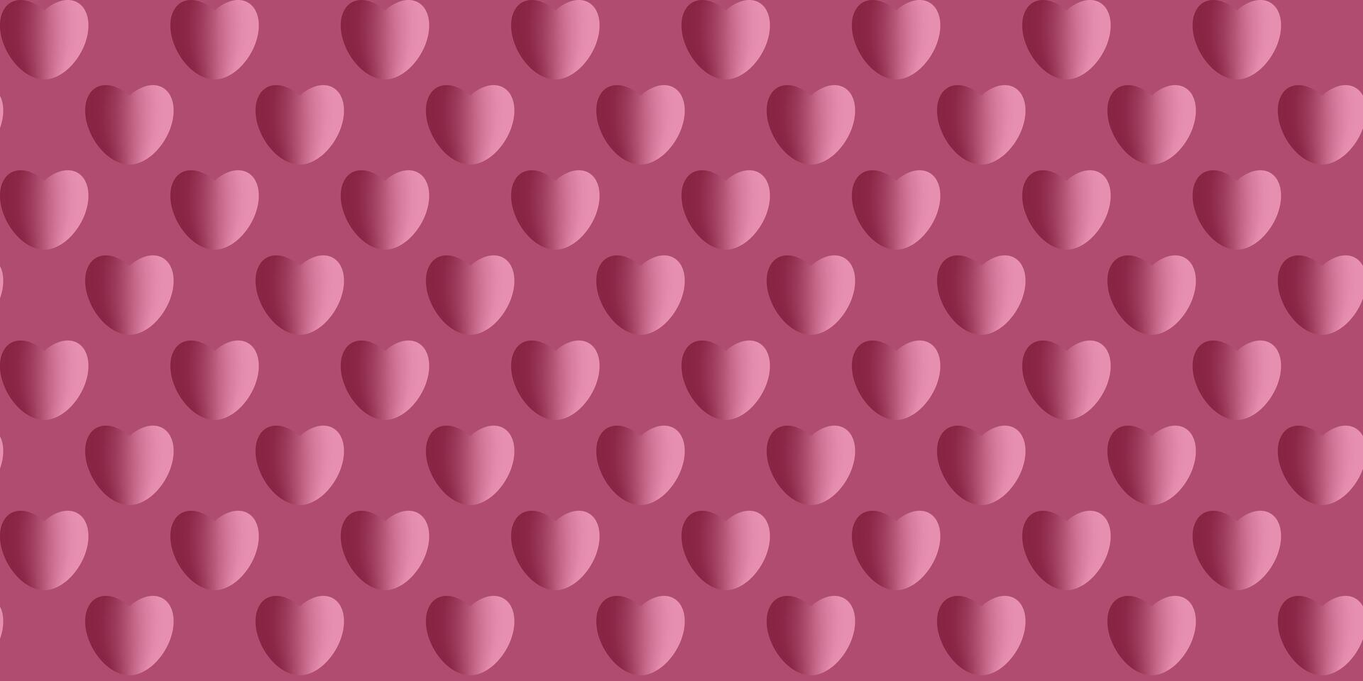 Simple Gradient Heart Pattern vector