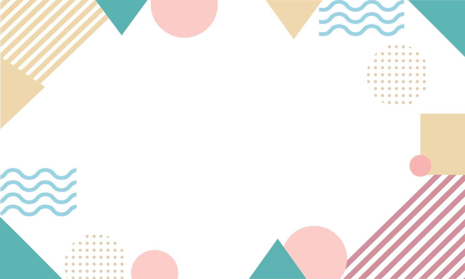 Geometric Pastel Pattern Background for Presentation. vector