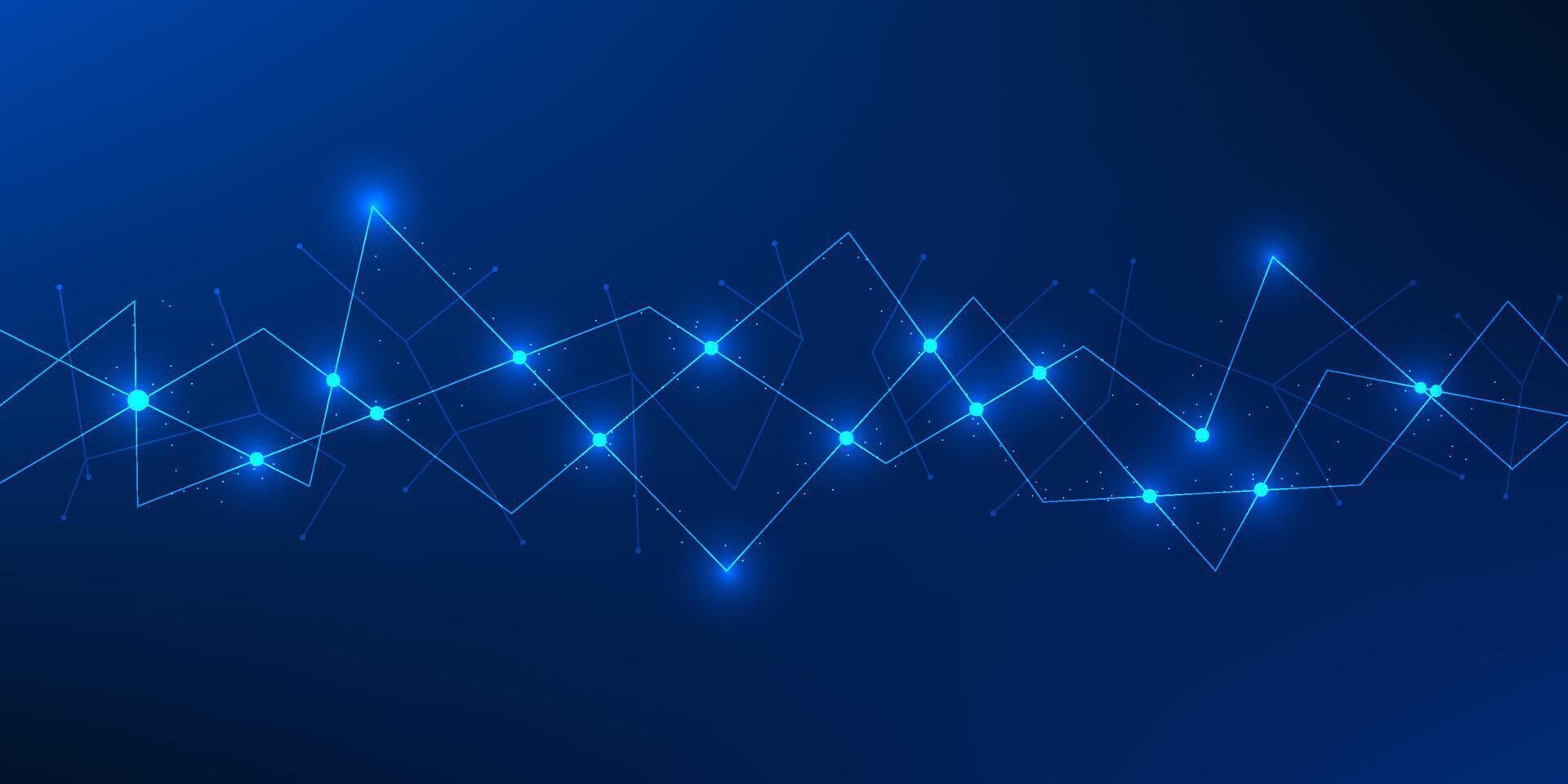 Blue data visualization graphic design vector