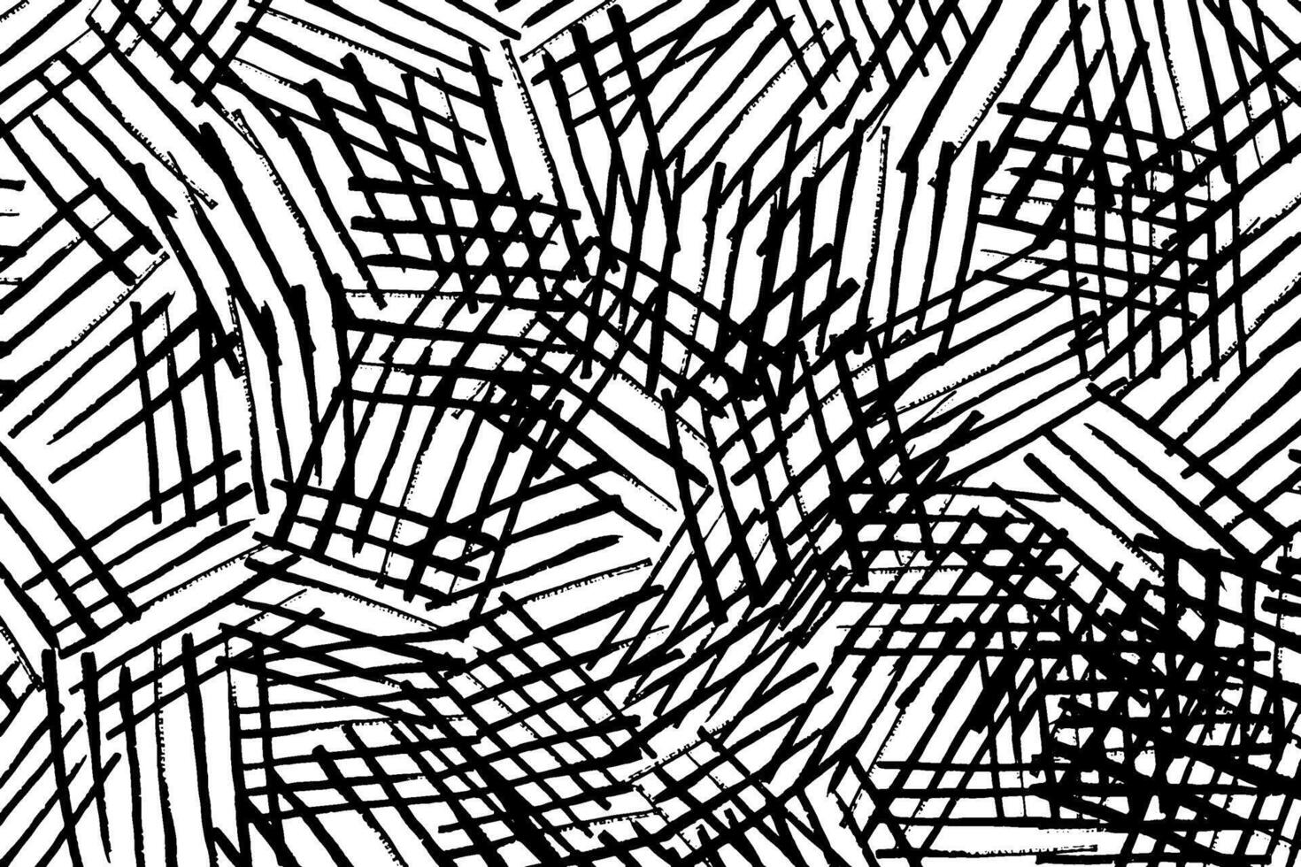 a black and white abstract pattern with lines vector
