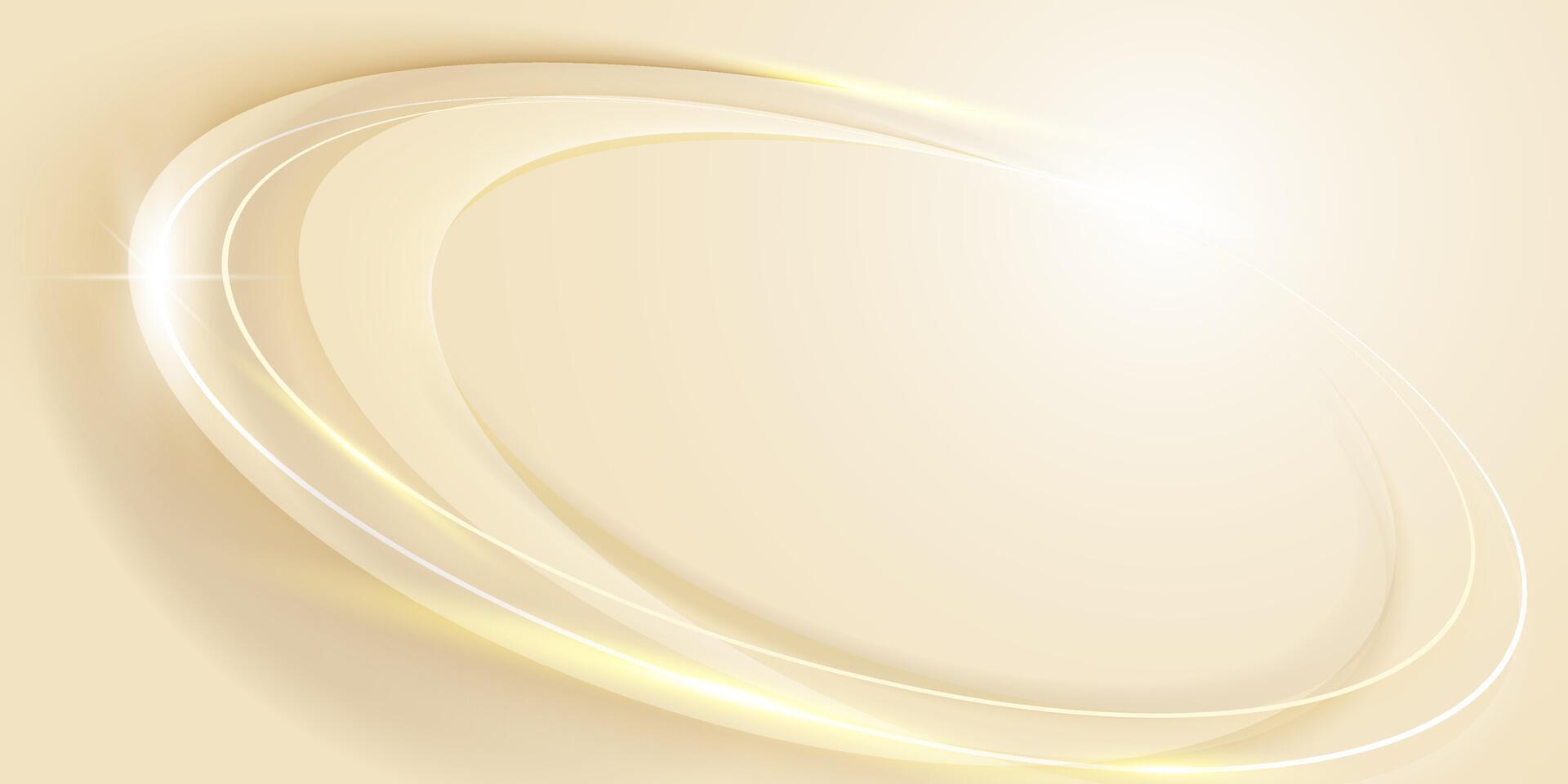 abstract background with shining gold scribbles vector