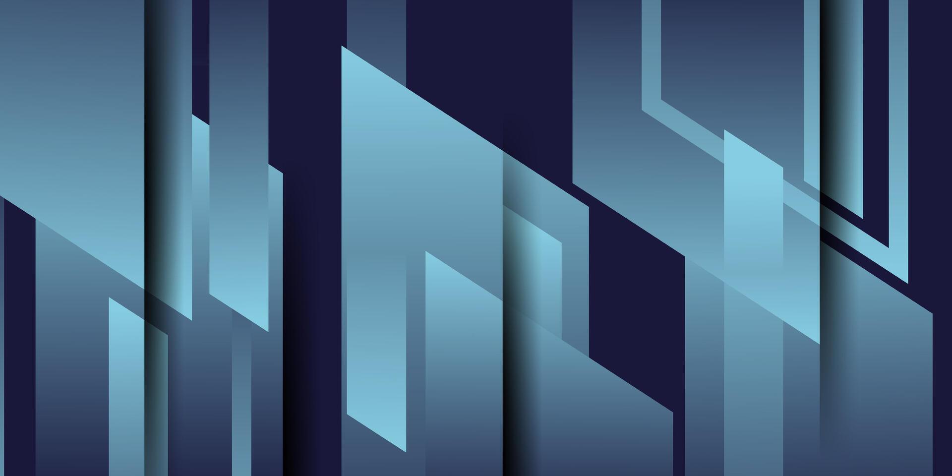 Abstract blue overlapping arrow pattern background. Futuristic banner design with dark background. Stylish background with modern elements. eps10 vector