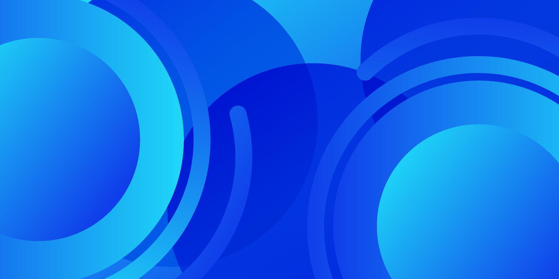 Premium blue abstract background with simple circle and line pattern. Eps 10 vector