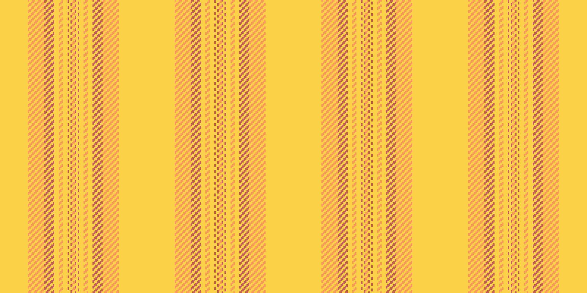 Tutside pattern background, occupation textile lines stripe. Cdea vertical fabric texture seamless in yellow and orange colors. vector