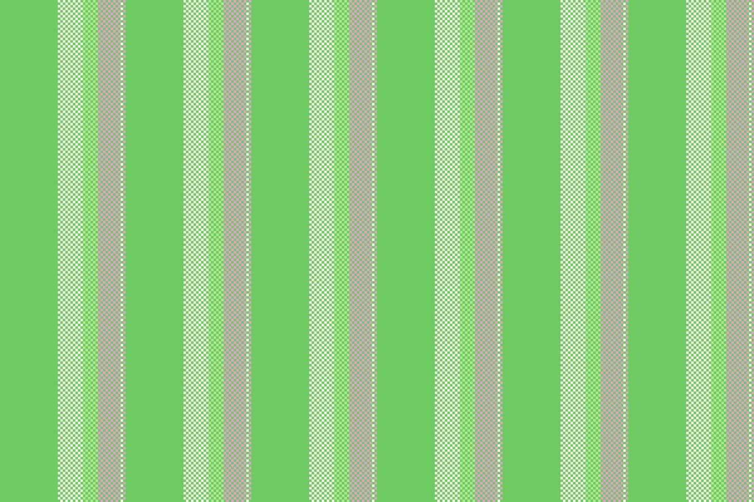 Seometrical seamless fabric pattern, halftone vertical background stripe. Nerene textile lines texture in green and sea shell colors. vector