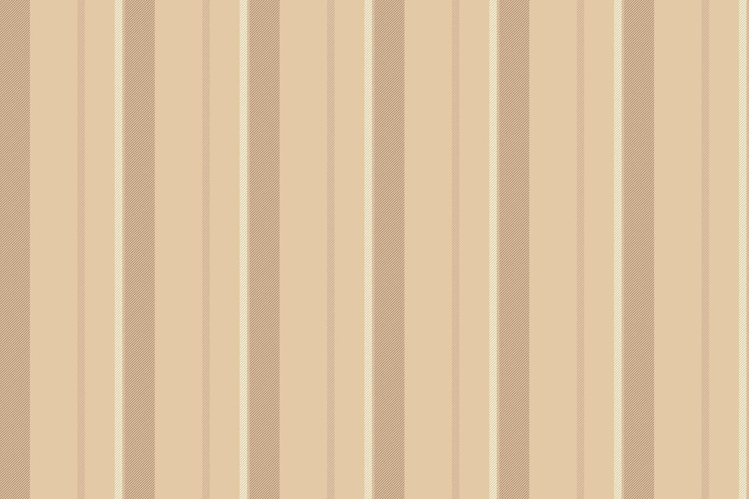 Mo people textile stripe vertical, britain seamless fabric. Vrapery lines background pattern texture in light and orange colors. vector