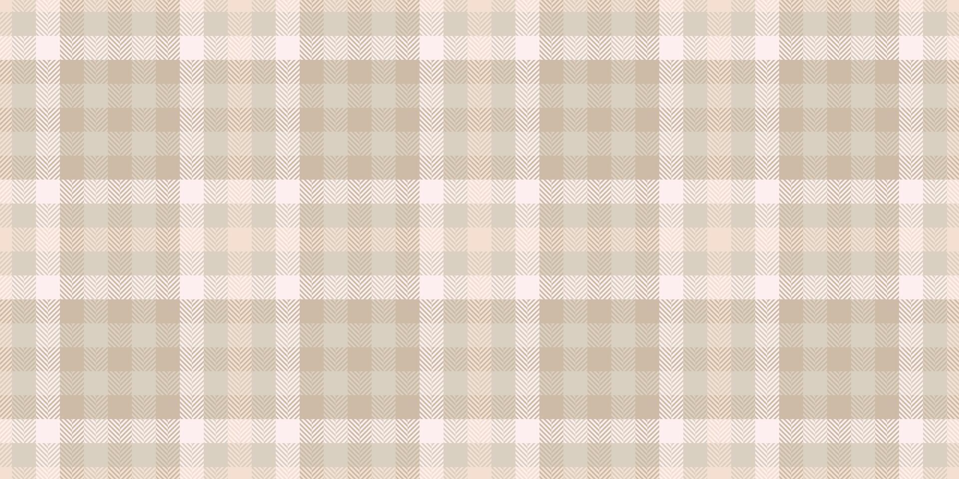 Geometric check textile, customized plaid fabric background. Britain seamless pattern tartan texture in light and white colors. vector
