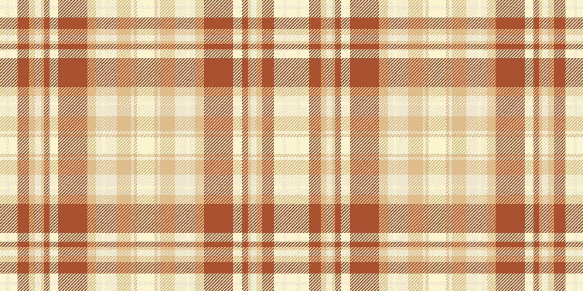Warm plaid pattern in earthy tones. Classic textile design ideal for backgrounds, apparel, or adding a rustic touch to creative projects. Versatile timeless. vector