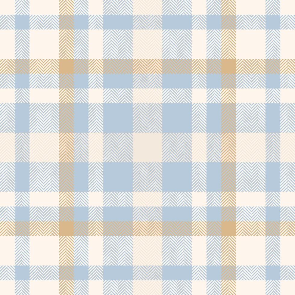 Tablecloth tartan plaid check, manufacturing pattern texture fabric. Famous background textile seamless in light and sea shell colors. vector