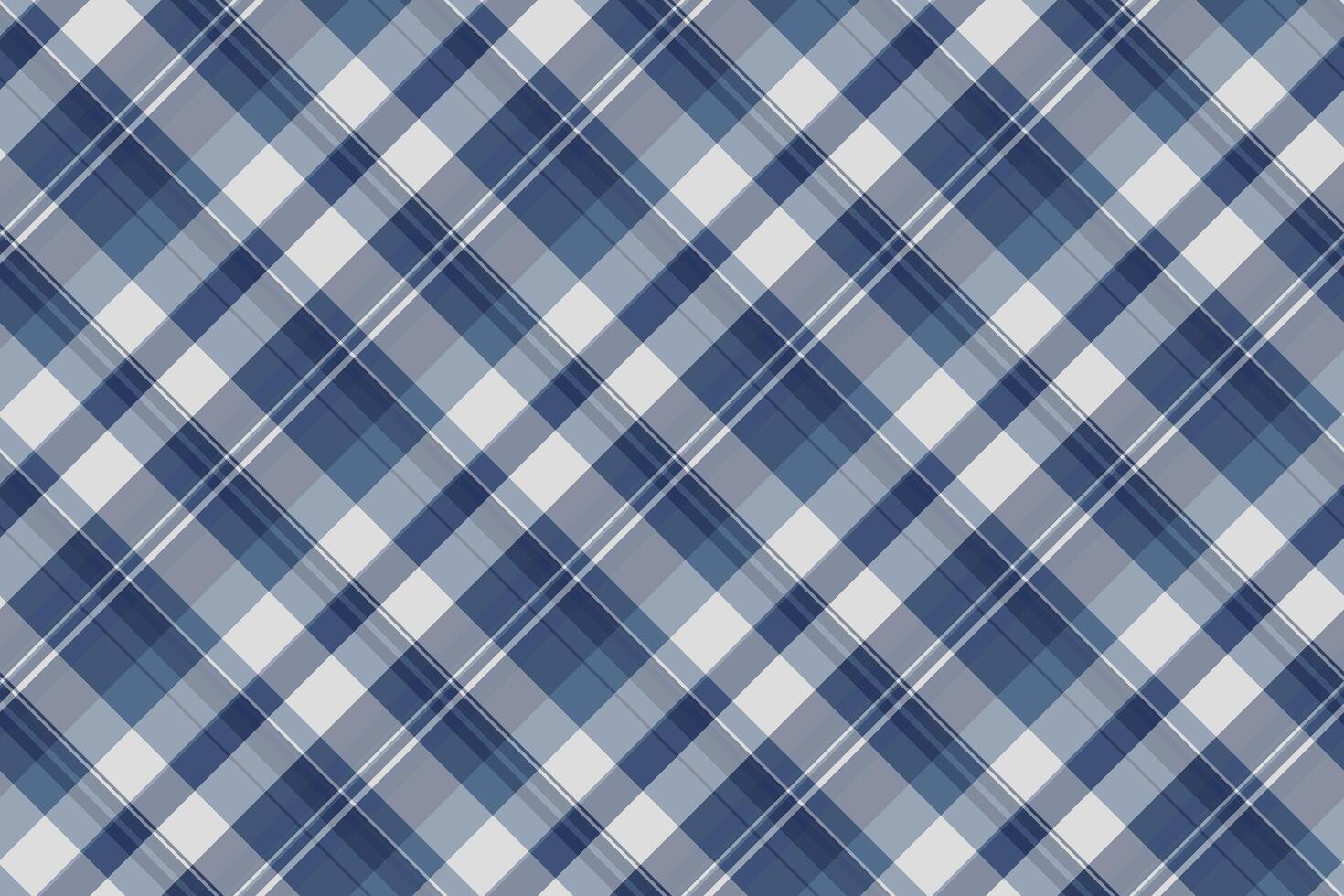 Classic blue plaid pattern. Versatile, seamless design for textiles, backgrounds, or creative projects. Evokes comfort, tradition, and style. Ideal for various applications. vector