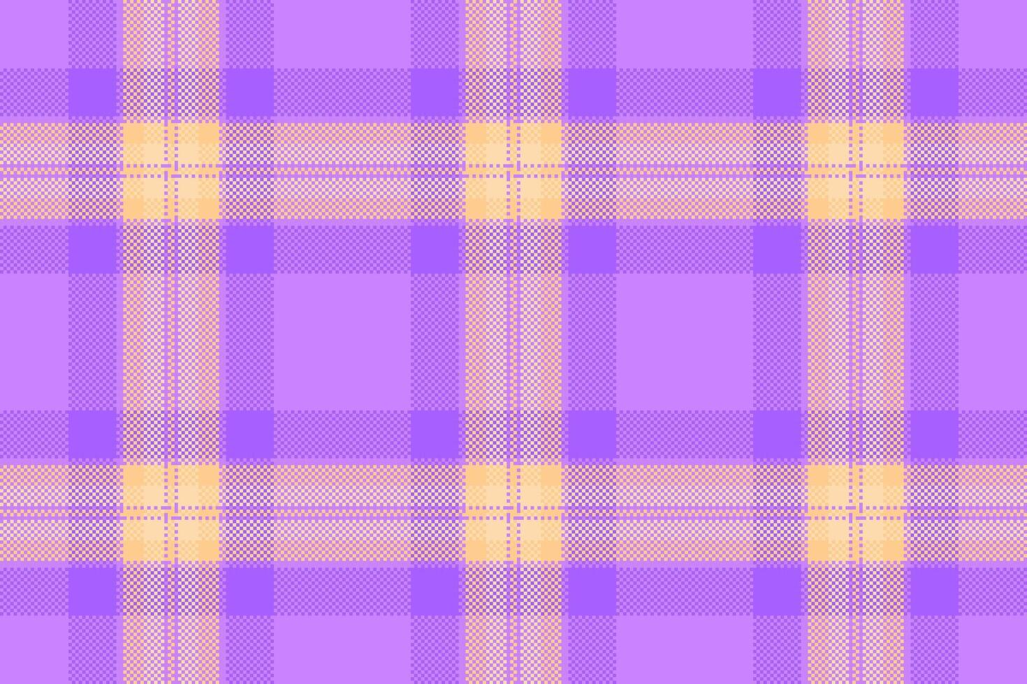 Pastel tartan pattern in lilac and peach hues. Perfect for backgrounds, textiles, crafts, or adding a touch of vintage charm to any project. Versatile stylish vector