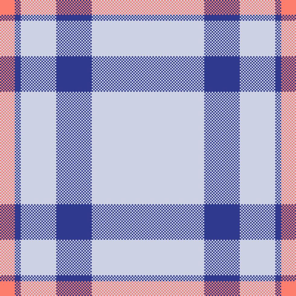 Geometric pattern, pixelated plaid design. Ideal for backgrounds, textiles, or abstract visuals. Evokes retro, digital, or artistic concepts, lending a unique touch. vector