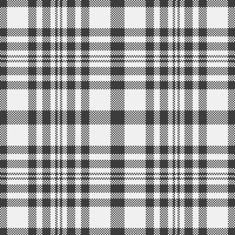 Classic monochrome plaid pattern. Timeless textile design for backgrounds, apparel, or graphic projects. Seamless repeat. Tradition, style and texture. vector