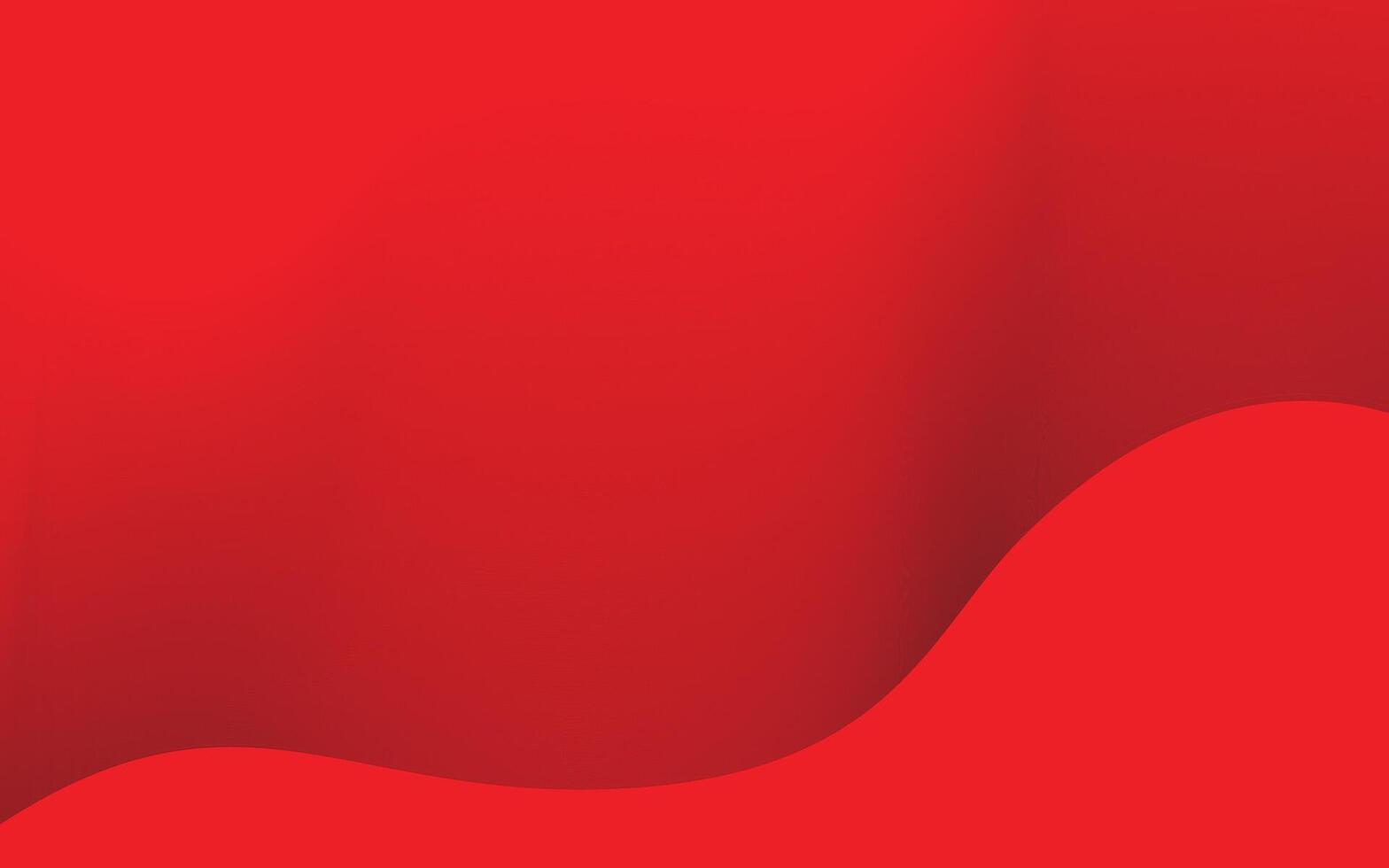 A red background with a wave pattern vector