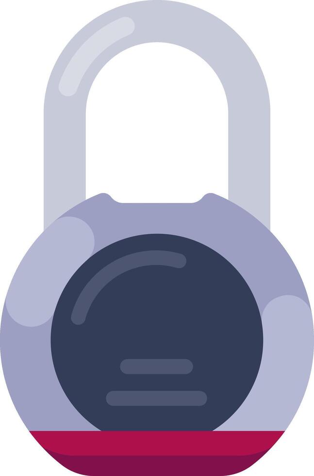 Security padlock representing data protection and access control vector