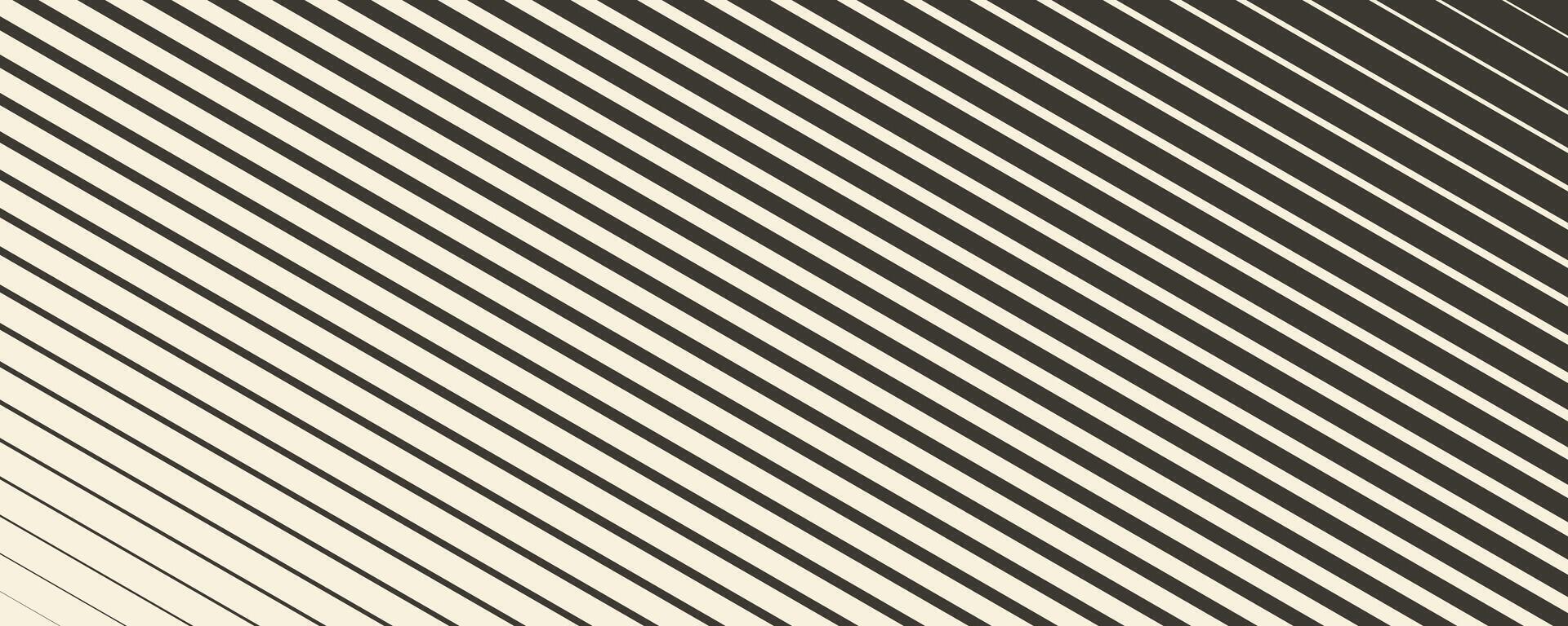 Retro linear halftone gradation texture. Fading slanted thick to thin line gradient pattern. Parallel repeating stripe transition background. Diagonal strip wallpaper for overlay, print, cover vector