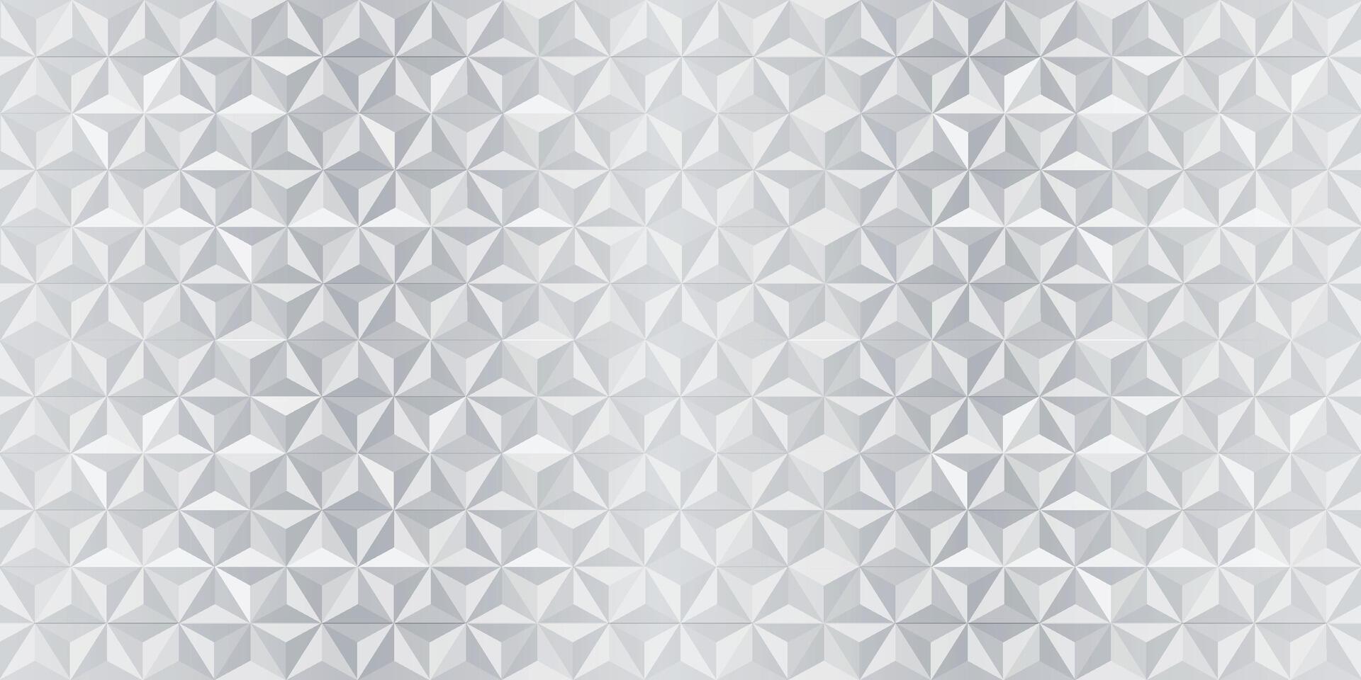 3D Diamond Geometric Pattern with Gradient Depth vector
