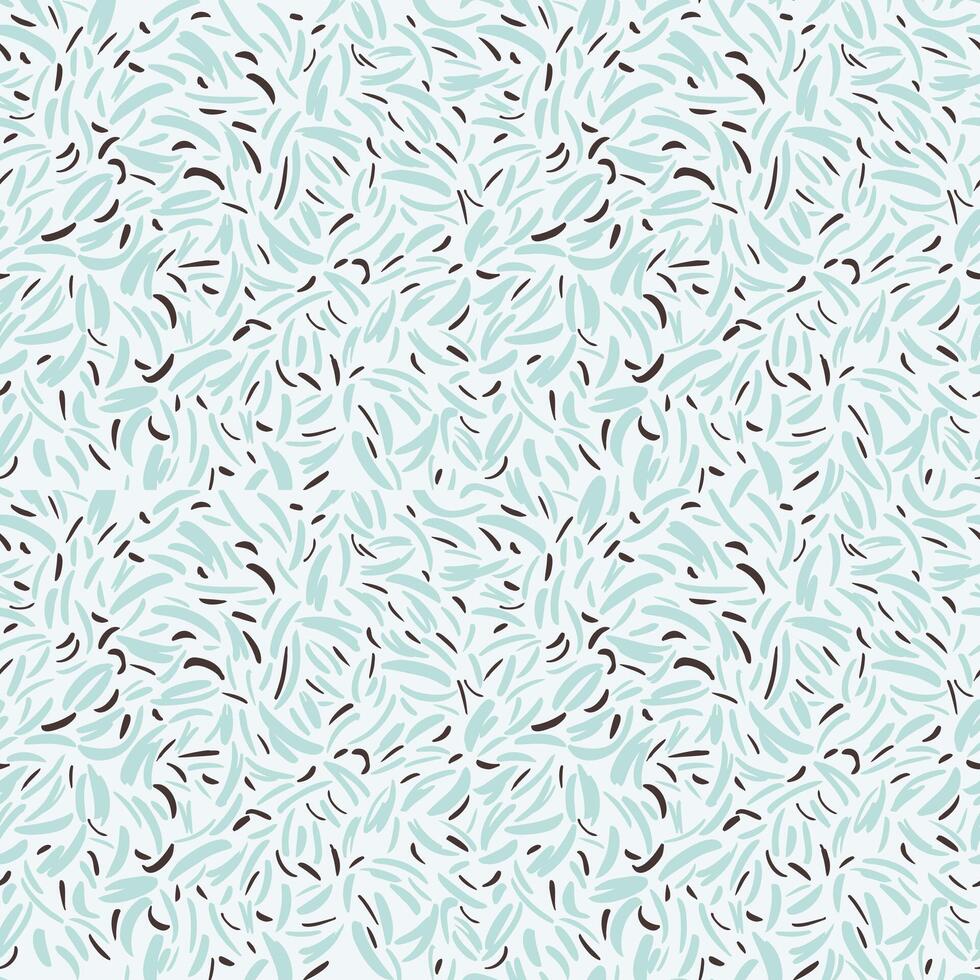 Seamless abstract pattern with dynamic blue and black brushstroke elements. Modern textile design for backgrounds, packaging, stationery, and stylish branding visuals vector