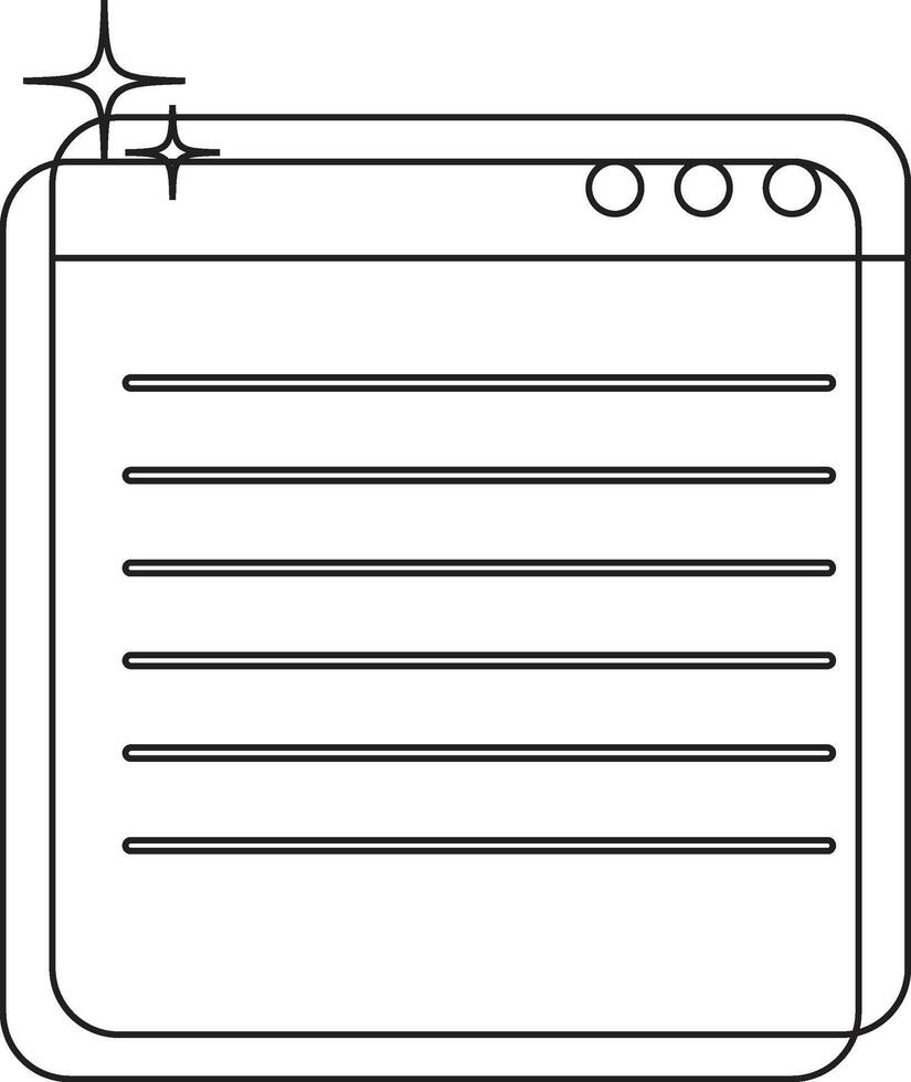 Retro Memo Text Box vector