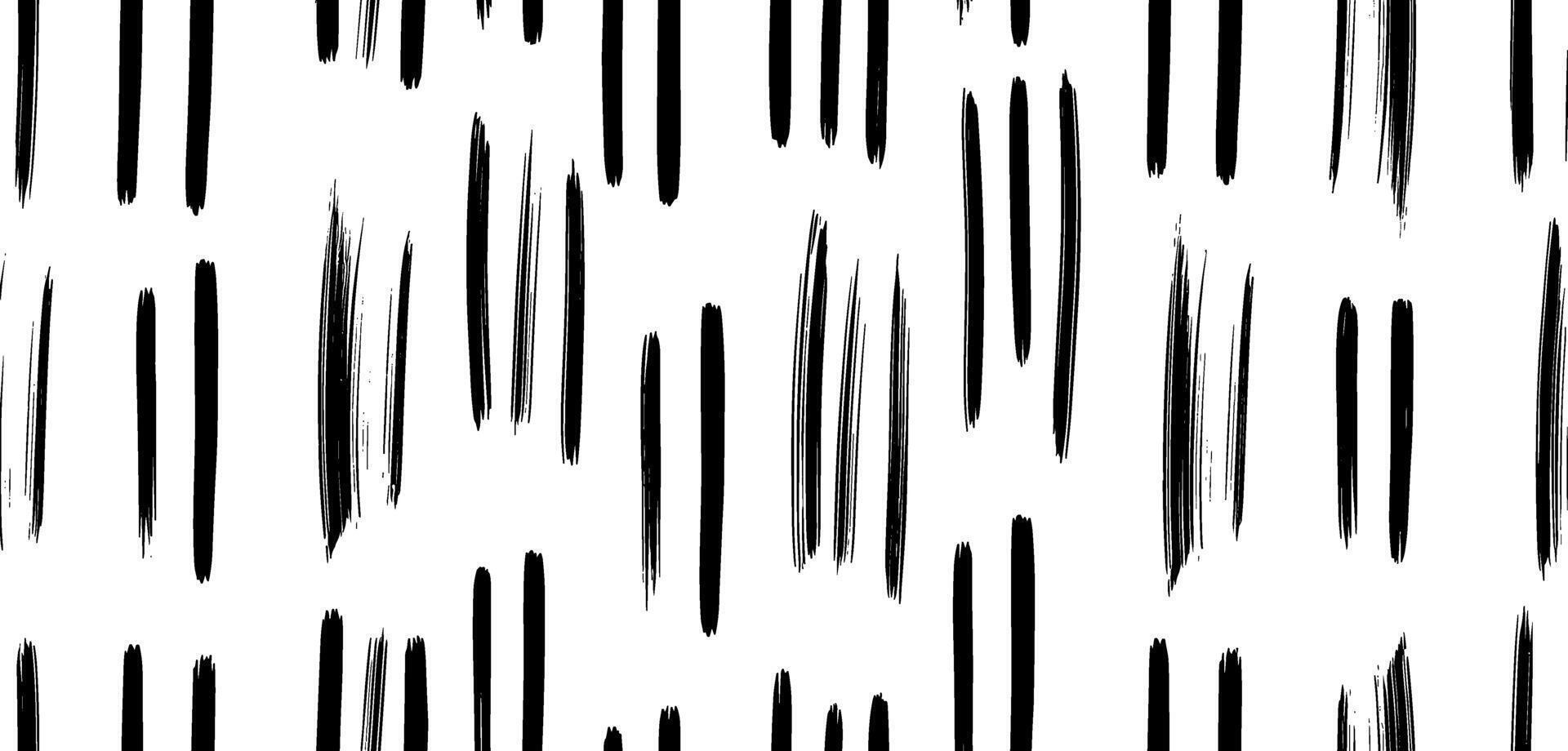 Black and White Brushstroke Pattern Abstract Design for Backgrounds and Textures vector