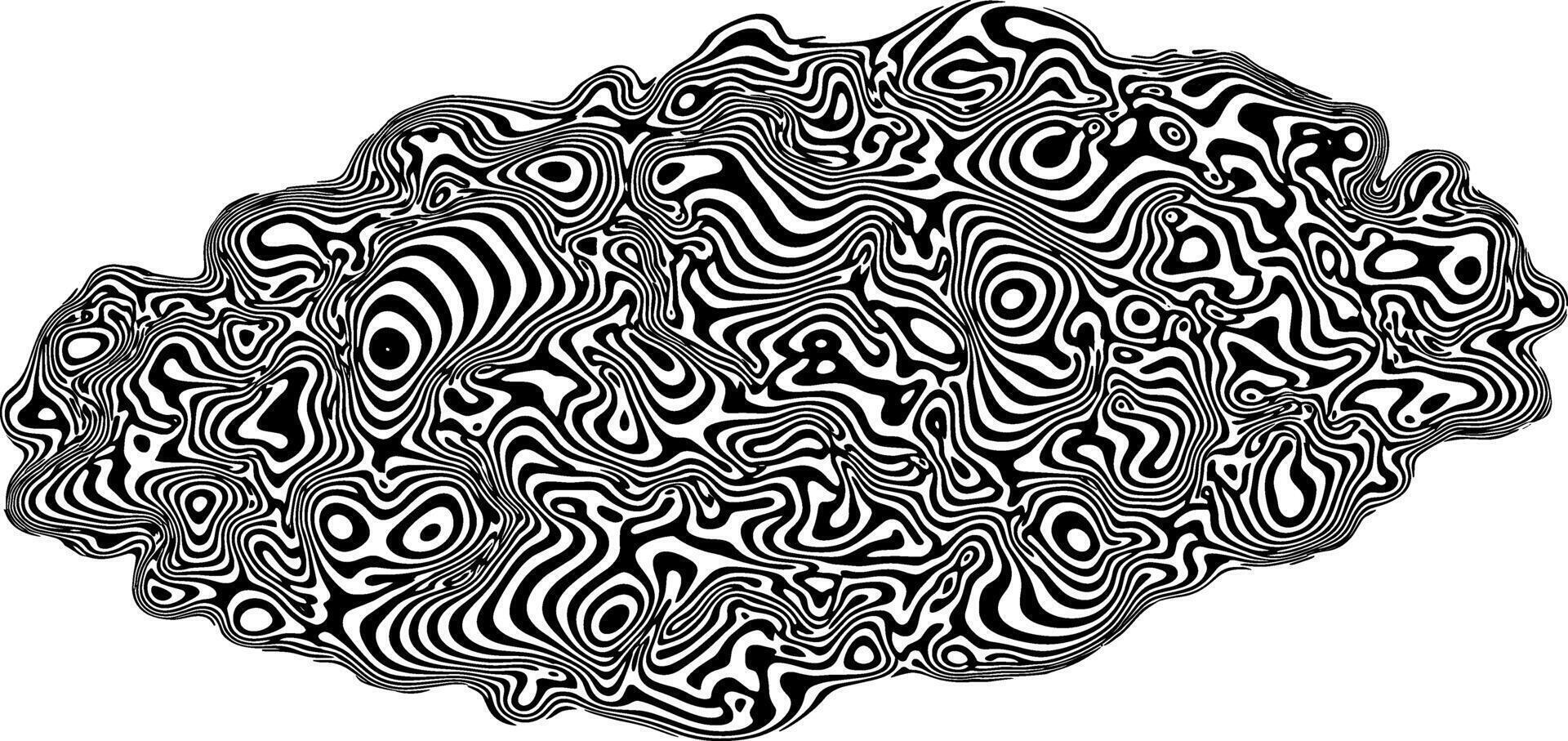 Abstract Black and White Pattern A Unique and Eye-Catching Design vector